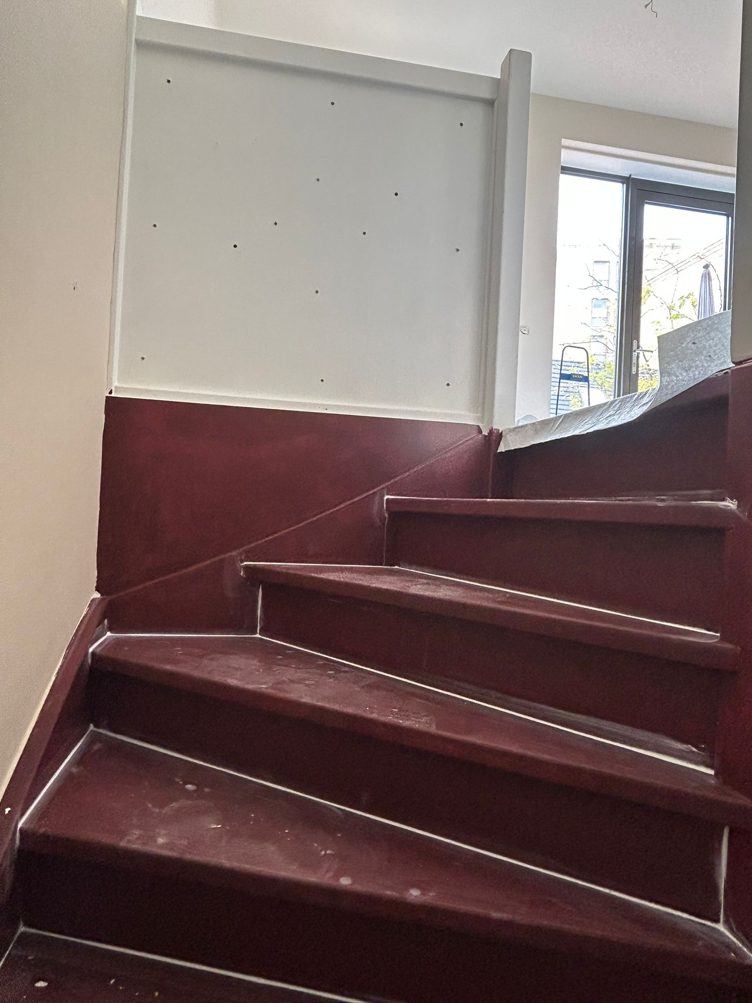 Geschilderde traptreden